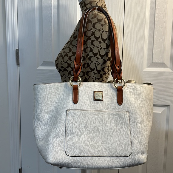 DOONEY & BOURKE Wexford Collection Tammy LARGE Tote Bag Color Bone like new - Picture 5 of 12